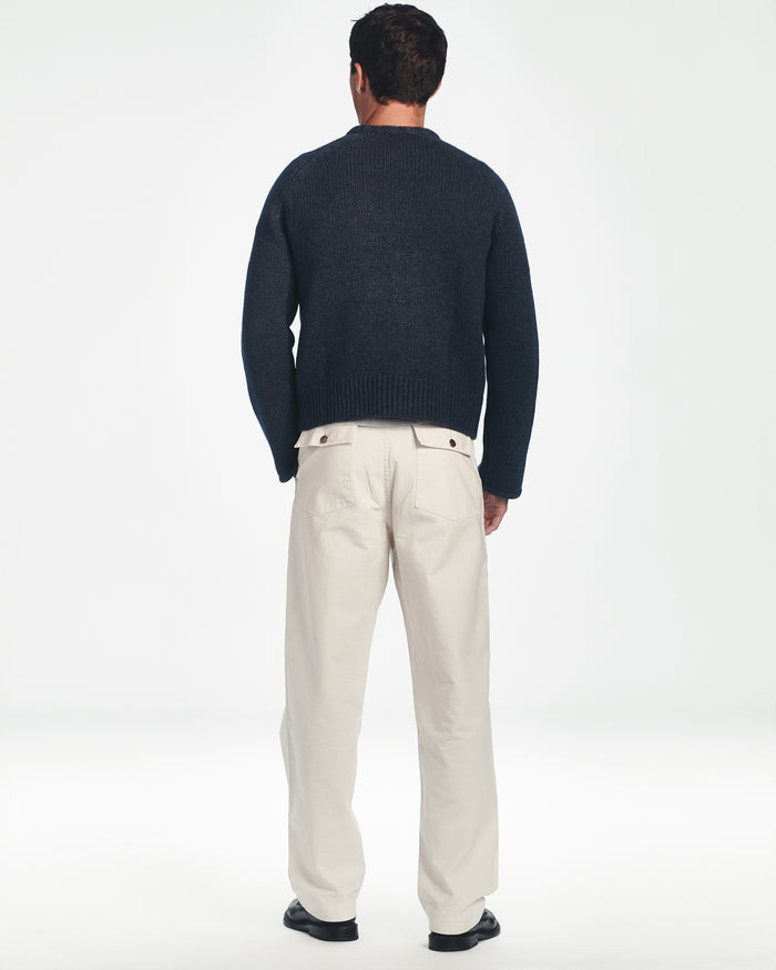 Navy Marl