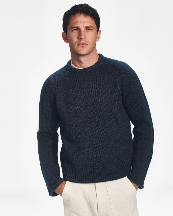 Navy Marl