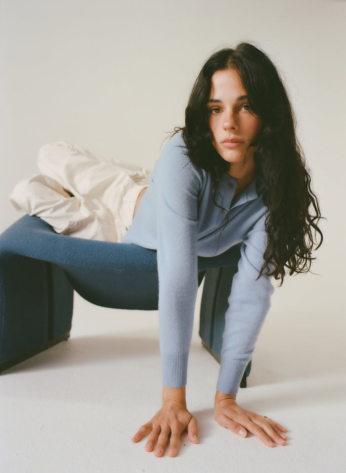 Heather Grey, Baby Blue, Camel, Butter