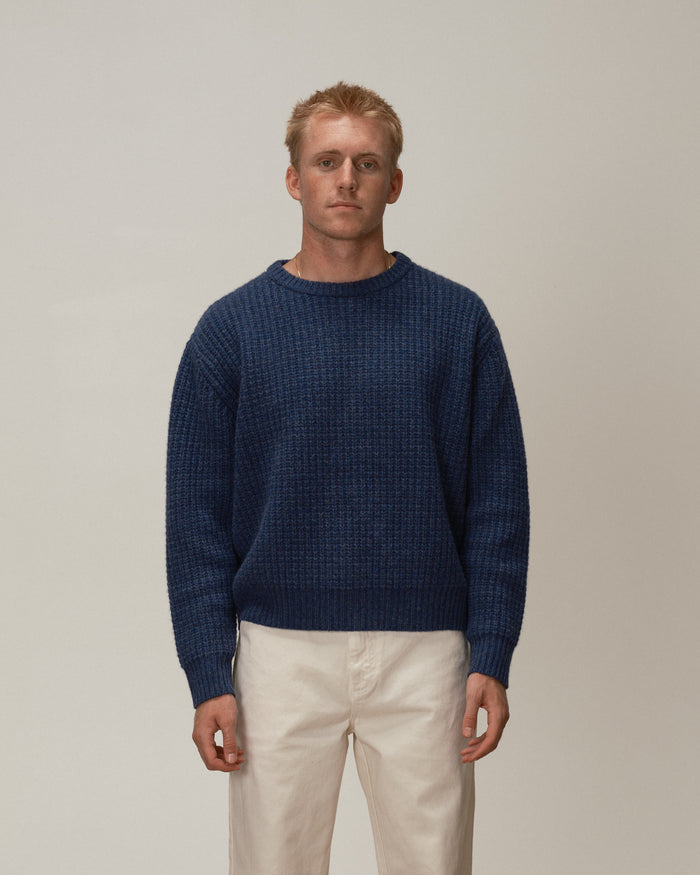 Navy Marl