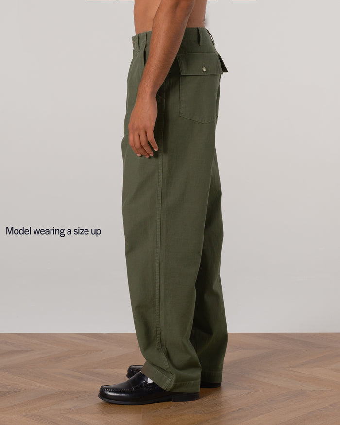 Faded Green, Cream, Black