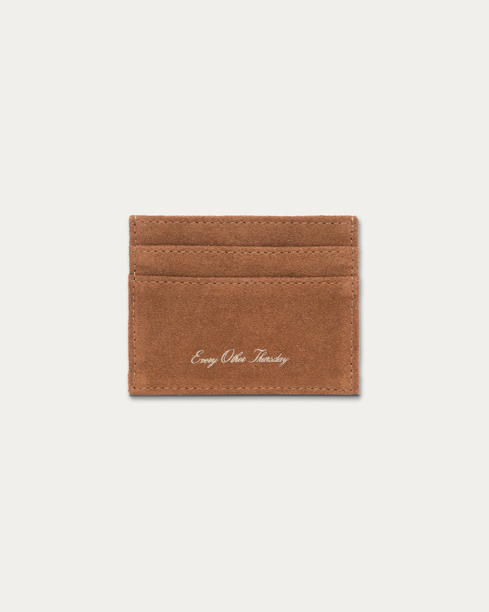 Suede Card Holder
