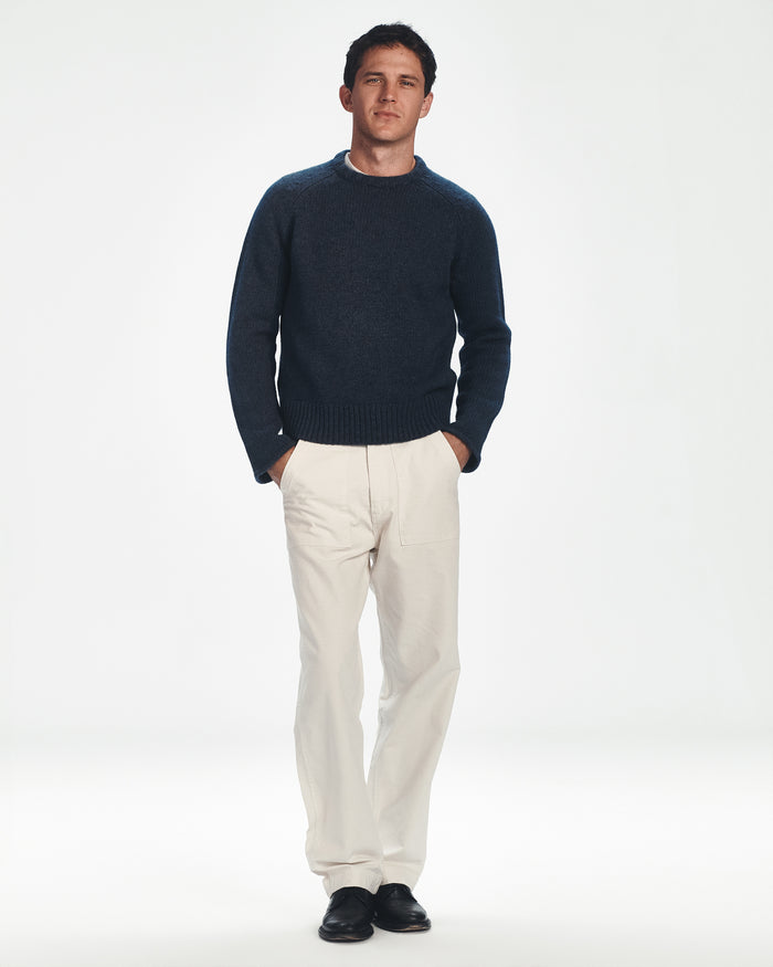 Navy Marl