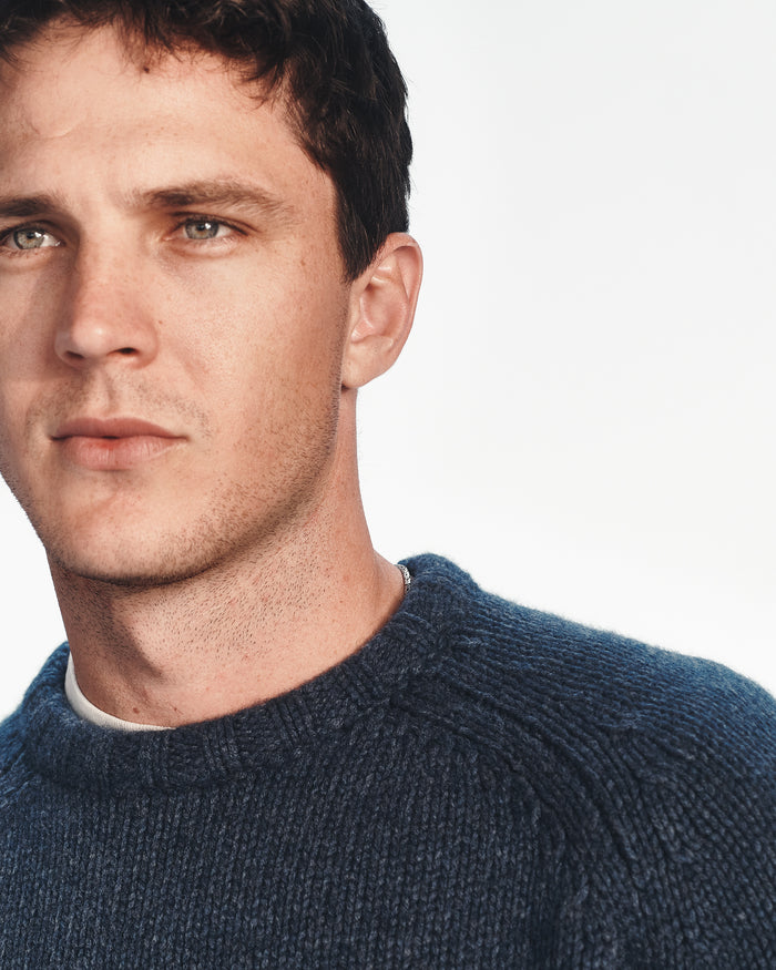 Navy Marl