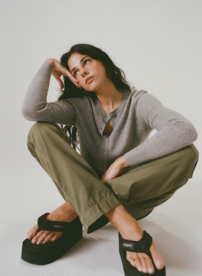 Heather Grey, Baby Blue, Camel, Butter
