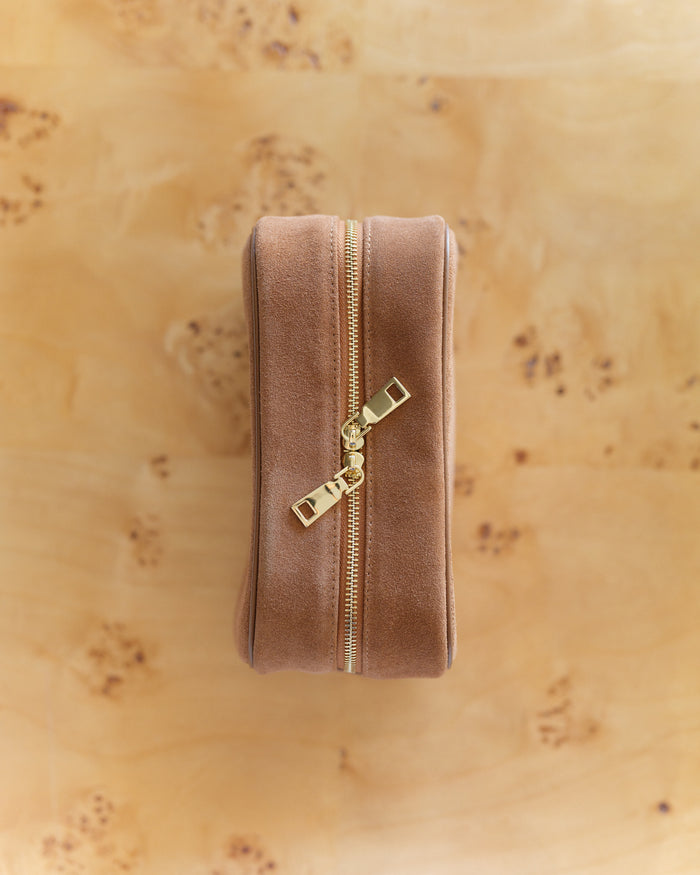 Suede Dopp Kit