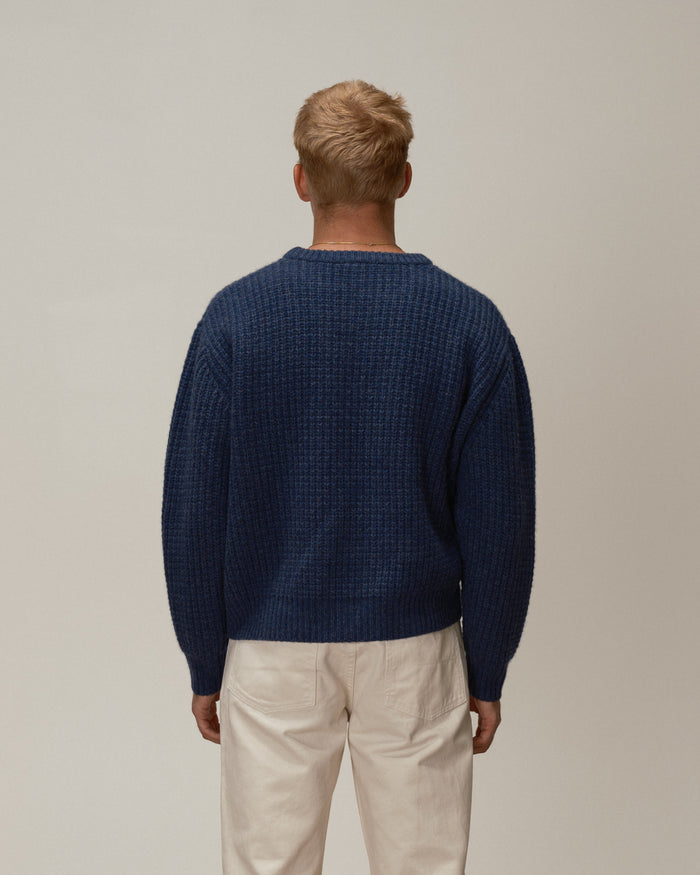 Navy Marl
